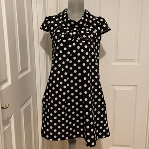 Polka Dot A-line Dress